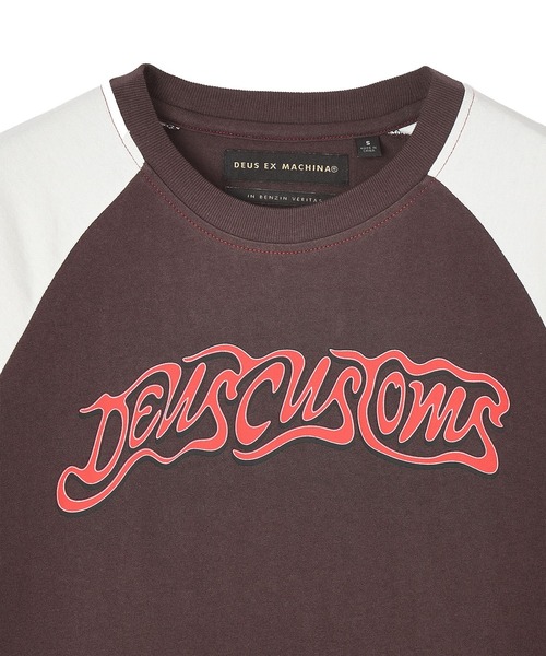 DEUS EX MACHINA(デウスエクスマキナ)の「(DEUS EX MACHINA)ROCCA RAGLAN TEE(Tシャツ/カットソー・レディース・ホワイト/ブラウン・S)」の9枚目の写真