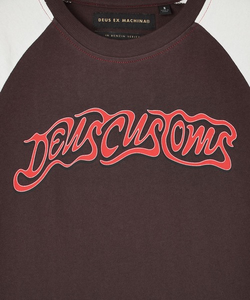 DEUS EX MACHINA(デウスエクスマキナ)の「(DEUS EX MACHINA)ROCCA RAGLAN TEE(Tシャツ/カットソー・レディース・ホワイト/ブラウン・S)」の8枚目の写真