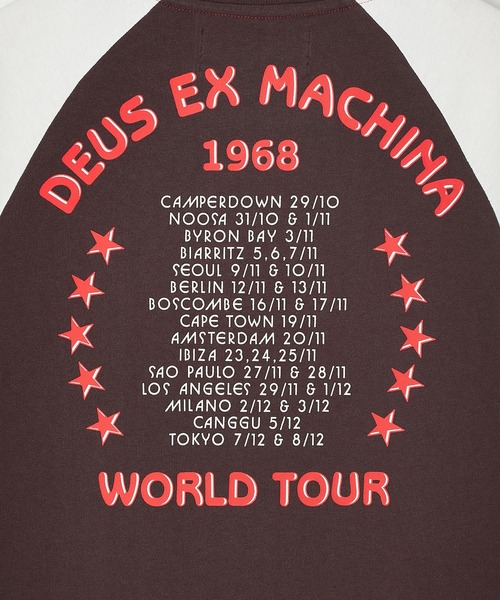 DEUS EX MACHINA(デウスエクスマキナ)の「(DEUS EX MACHINA)ROCCA RAGLAN TEE(Tシャツ/カットソー・レディース・ホワイト/ブラウン・S)」の7枚目の写真