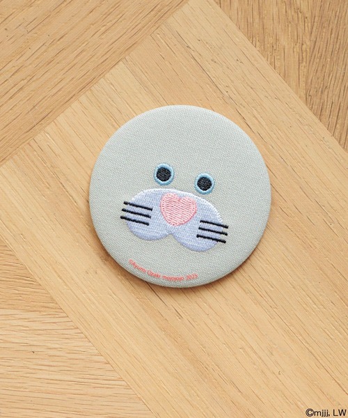 Me%（ミィパーセント）の「【mojojojo】シシュウminiミラー 602804（手鏡/メイクミラー・レディース・その他1/その他6/その他7/その他4/その他3/その他2/その他8/その他5・FREE）」の4枚目の写真