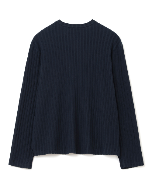 Millo Archive（ミロ アーカイブ）の「ドラフト ヘンリーネック ニット [ネイビー]（ニット/セーター・メンズ・その他・LARGE/X-LARGE/MEDIUM）」の2枚目の写真