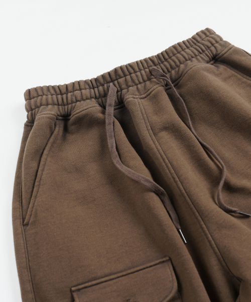 FRIZMWORKS(フリズムワークス)の「ARMY TWO TUCK SWEAT PANTS _ BROWN(その他パンツ・メンズ・その他・X-LARGE/SMALL/MEDIUM/LARGE)」の4枚目の写真