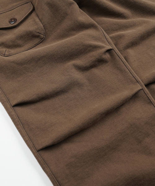 FRIZMWORKS(フリズムワークス)の「ARMY TWO TUCK SWEAT PANTS _ BROWN(その他パンツ・メンズ・その他・X-LARGE/SMALL/MEDIUM/LARGE)」の6枚目の写真