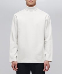ポンテタートルネック長袖Tシャツ[クリーム]