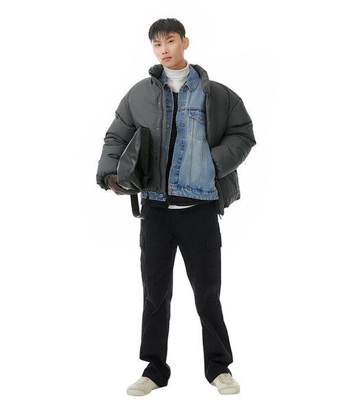 MUSINSA STANDARD（ムシンサスタンダード）の「ポンテタートルネック長袖Tシャツ[クリーム]（Tシャツ/カットソー・メンズ・その他・SMALL/MEDIUM/LARGE/X-LARGE/XX-LARGE/XXX-LARGE）」の8枚目の写真