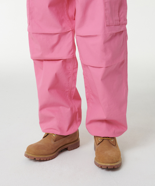 MUSINSA STANDARD（ムシンサスタンダード）の「コットンパラシュートカーゴパンツ[ピンク]（スウェットパンツ・メンズ・その他・32/33/34/36/38/40/42/28/29/30/31）」の11枚目の写真