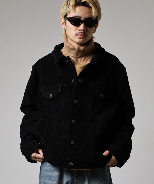 セール】MANYMENMANYMINDS カウスウェードトラッカージャケット