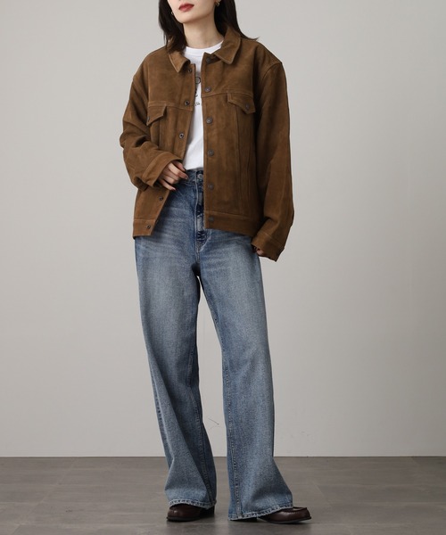 セール】MANYMENMANYMINDS カウスウェードトラッカージャケット