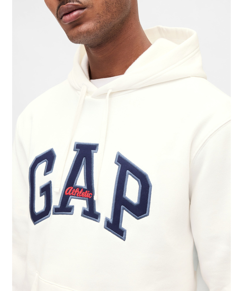 GAP（ギャップ）の「リラックスフィット GAPロゴパーカー（パーカー・メンズ・ブラック/オフホワイト/ネイビー/レッド/ブラウン・XL/XS/M/L/S）」の16枚目の写真
