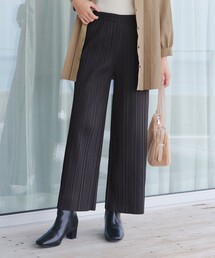 Tiaclasse（ティアクラッセ）の「裏起毛ボックスプリーツパンツ（その他パンツ）」