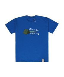 GRAVER（グレーバー）の「[UNISEX] Graver Camp Club Short Sleeve Tee_Cobalt Blue（Tシャツ/カットソー）」