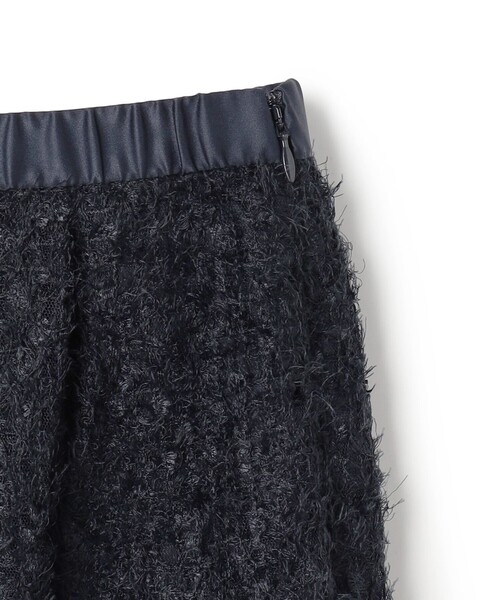 UNFILO（アンフィーロ）の「エアリーヤーン Iラインスカート（スカート・レディース・ネイビー系/アイボリー系・SMALL/LARGE/MEDIUM/X-SMALL）」の8枚目の写真