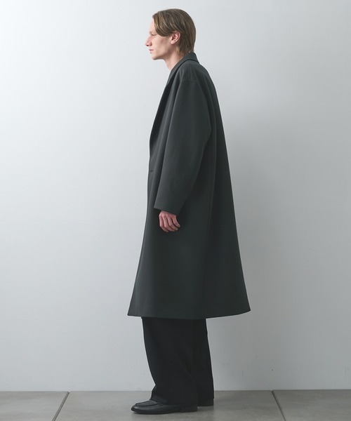 セール】【STUDIOUS】Super140 Wool Melton Over Chester Coat/S140