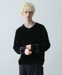 HARE（ハレ）の「ハイショクVネックモールニット(HARE)（ニット/セーター・メンズ）」
