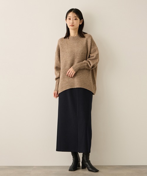 ketty（ケティ）の「ウールライクストレッチIラインスカート≪手洗い可能≫（スカート・レディース・ダークネイビー/ダークグレー・M）」の19枚目の写真