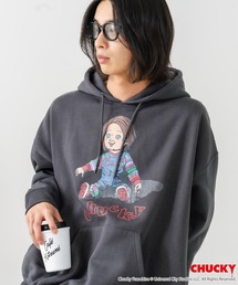 【CHUCKY/チャッキー】オリジナルデザイン 裏起毛パーカー フーディー CHUCKY チャッキー ティファニー