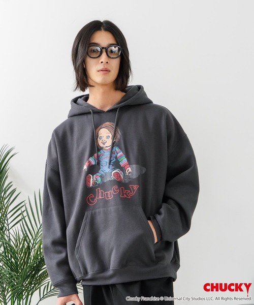 UNIIT(ユニット)の「【CHUCKY/チャッキー】オリジナルデザイン 裏起毛パーカー フーディー CHUCKY チャッキー ティファニー(パーカー・メンズ・ブラック系その他/グレー系その他2/ベージュ系その他/ブラック系その他2・X-LARGE/LARGE/MEDIUM)」の12枚目の写真