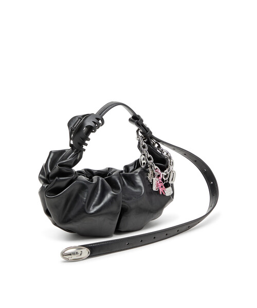 ディーゼル　レディース　バッグ　3124　GRAB-D HOBO S　ブラック ウィメンズ ホーボーバッグ S GRAB-D HOBO S（ショルダーバッグ