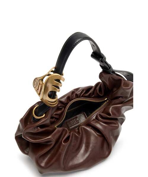 DIESEL（ディーゼル）の「ウィメンズ ホーボーバッグ S GRAB-D HOBO S（ショルダーバッグ・レディース・ブラウン系その他・UNI）」の3枚目の写真