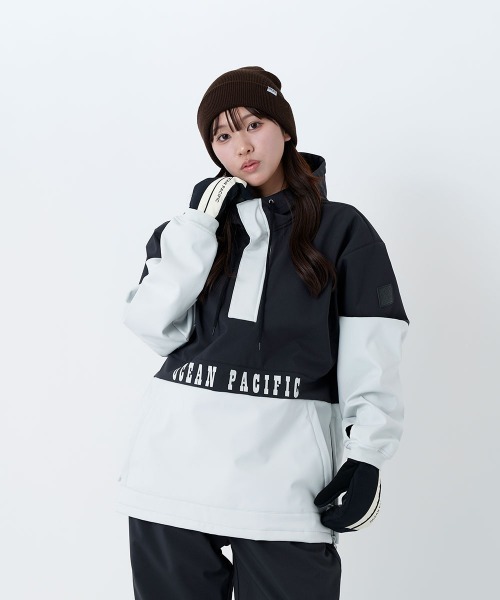 Ocean Pacific（オーシャンパシフィック）の「【OP:オーピー】ユニセックスボンディングスノージャケット　プルオーバータイプ　スキー　スノボー（その他アウター・メンズ・ブラック/チョコ/ワイン/ベージュ・SMALL/MEDIUM/LARGE/X-LARGE）」の12枚目の写真