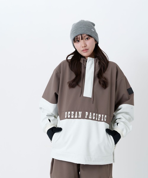 Ocean Pacific（オーシャンパシフィック）の「【OP:オーピー】ユニセックスボンディングスノージャケット　プルオーバータイプ　スキー　スノボー（その他アウター・メンズ・ブラック/チョコ/ワイン/ベージュ・SMALL/MEDIUM/LARGE/X-LARGE）」の19枚目の写真