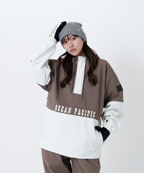 Ocean Pacific（オーシャンパシフィック）の「【OP:オーピー】ユニセックスボンディングスノージャケット　プルオーバータイプ　スキー　スノボー（その他アウター・メンズ・ブラック/チョコ/ワイン/ベージュ・SMALL/MEDIUM/LARGE/X-LARGE）」の20枚目の写真