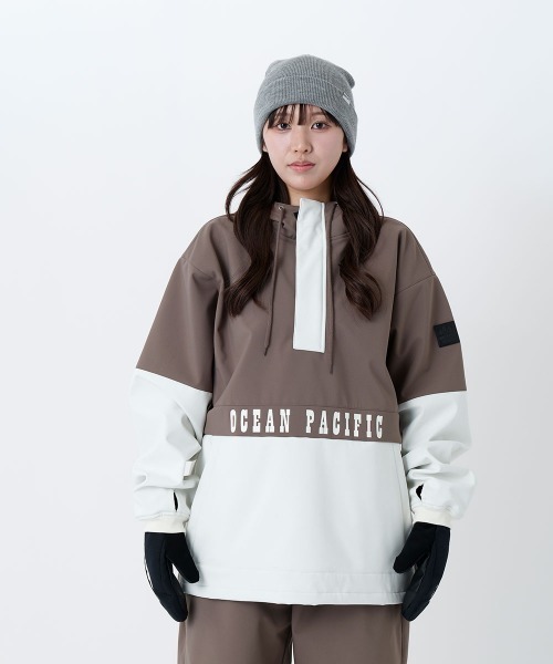 Ocean Pacific（オーシャンパシフィック）の「【OP:オーピー】ユニセックスボンディングスノージャケット　プルオーバータイプ　スキー　スノボー（その他アウター・メンズ・ブラック/チョコ/ワイン/ベージュ・SMALL/MEDIUM/LARGE/X-LARGE）」の22枚目の写真