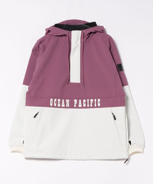 Ocean Pacific（オーシャンパシフィック）の「【OP:オーピー】ユニセックスボンディングスノージャケット　プルオーバータイプ　スキー　スノボー（その他アウター・メンズ・ブラック/チョコ/ワイン/ベージュ・SMALL/MEDIUM/LARGE/X-LARGE）」の5枚目の写真