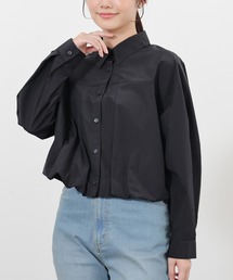 裾バルーンシャツ