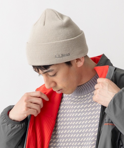 L.L.Bean（エルエルビーン）の「アクリル・ニット・ウォッチ・キャップ（ニットキャップ/ビーニー・メンズ・ブラック/グレー/グリーン/パープル・LARGE）」の15枚目の写真