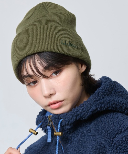 L.L.Bean（エルエルビーン）の「アクリル・ニット・ウォッチ・キャップ（ニットキャップ/ビーニー・メンズ・ブラック/グレー/グリーン/パープル・LARGE）」の5枚目の写真