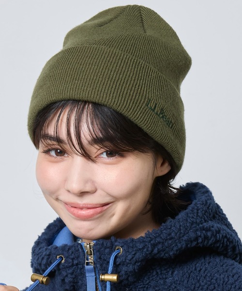 L.L.Bean（エルエルビーン）の「アクリル・ニット・ウォッチ・キャップ（ニットキャップ/ビーニー・メンズ・ブラック/グレー/グリーン/パープル・LARGE）」の7枚目の写真