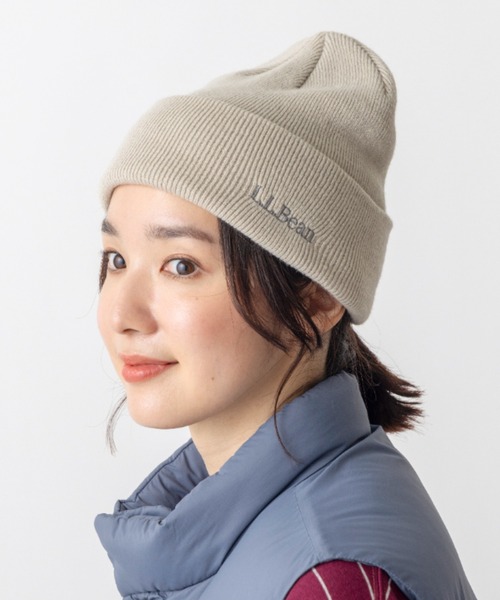 L.L.Bean（エルエルビーン）の「アクリル・ニット・ウォッチ・キャップ（ニットキャップ/ビーニー・メンズ・ブラック/グレー/グリーン/パープル・LARGE）」の11枚目の写真