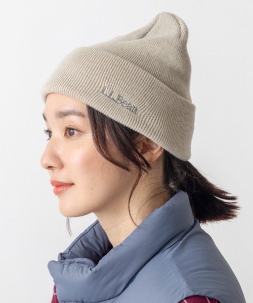 L.L.Bean（エルエルビーン）の「アクリル・ニット・ウォッチ・キャップ（ニットキャップ/ビーニー・メンズ・ブラック/グレー/グリーン/パープル・LARGE）」の12枚目の写真