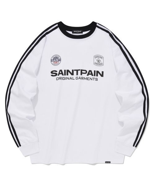 SAINTPAIN(セイントペイン)の「SPセイントクラブ ロングスリーブ-ホワイト(Tシャツ/カットソー・レディース・その他・LARGE/MEDIUM/SMALL/X-LARGE)」の1枚目の写真