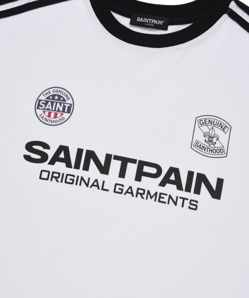 SAINTPAIN(セイントペイン)の「SPセイントクラブ ロングスリーブ-ホワイト(Tシャツ/カットソー・レディース・その他・LARGE/MEDIUM/SMALL/X-LARGE)」の4枚目の写真