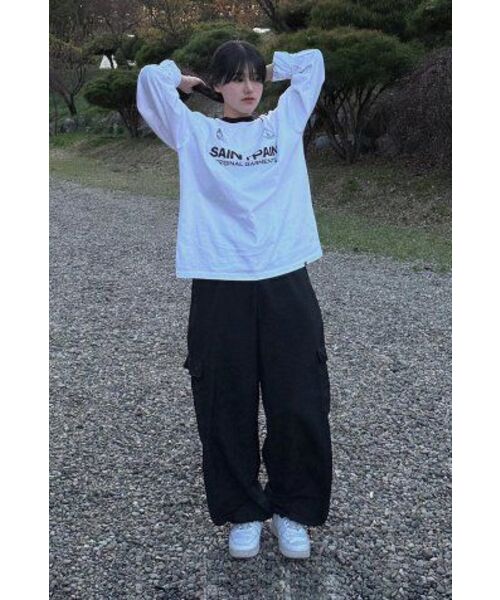 SAINTPAIN(セイントペイン)の「SPセイントクラブ ロングスリーブ-ホワイト(Tシャツ/カットソー・レディース・その他・LARGE/MEDIUM/SMALL/X-LARGE)」の17枚目の写真