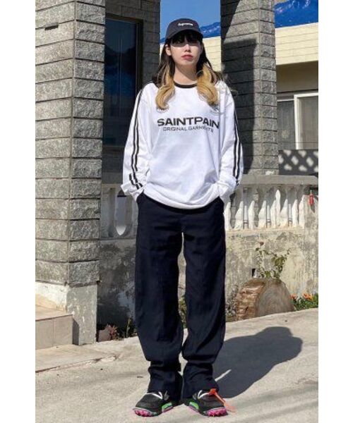 SAINTPAIN(セイントペイン)の「SPセイントクラブ ロングスリーブ-ホワイト(Tシャツ/カットソー・レディース・その他・LARGE/MEDIUM/SMALL/X-LARGE)」の19枚目の写真