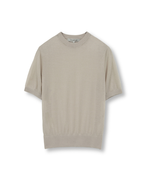 BROWNYARD(ブラウンヤード)の「Wエッセンシャルハーフニット、ベージュ(ニット/セーター・レディース・その他・2/1)」の1枚目の写真