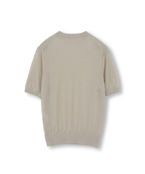 BROWNYARD(ブラウンヤード)の「Wエッセンシャルハーフニット、ベージュ(ニット/セーター・レディース・その他・2/1)」の2枚目の写真