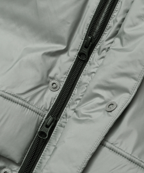 BROWNBREATH（ブラウンブレス）の「TAG LIGHT PADDING HOOD JACKET - LIGHT GREY（ダウンジャケット/コート・レディース・その他・SMALL/MEDIUM/LARGE/X-LARGE）」の7枚目の写真