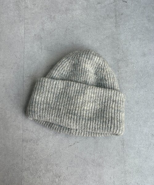 DouDou（ドゥドゥ）の「メランジリブニットワッチ（ハット・レディース・グレー/ブラック/ブラウン・FREE）」の9枚目の写真