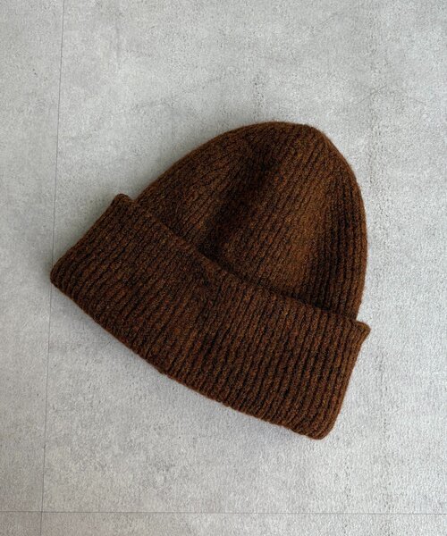 DouDou（ドゥドゥ）の「メランジリブニットワッチ（ハット・レディース・グレー/ブラック/ブラウン・FREE）」の13枚目の写真
