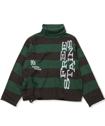 Free Stains Damage Sweater(GREEN)