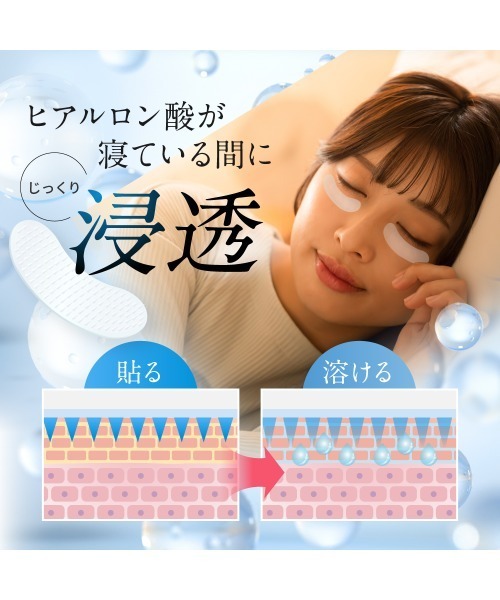 NANOA（ナノア）の「ナノア SCナイトニードルパッチ（まつ毛/アイケア・レディース・ブルー・FREE）」の4枚目の写真