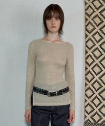 AOPT（アオプト）の「TWO WAY LONG SLEEVE TOP - DUSTY CREAM（Tシャツ/カットソー）」