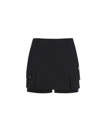 WOMEN SM INCISION HALF PANTS_BK