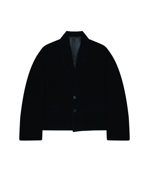 ENDOOR(エンドア)の「Suede crop jacket (black)(その他アウター・メンズ・その他・1/2)」の2枚目の写真