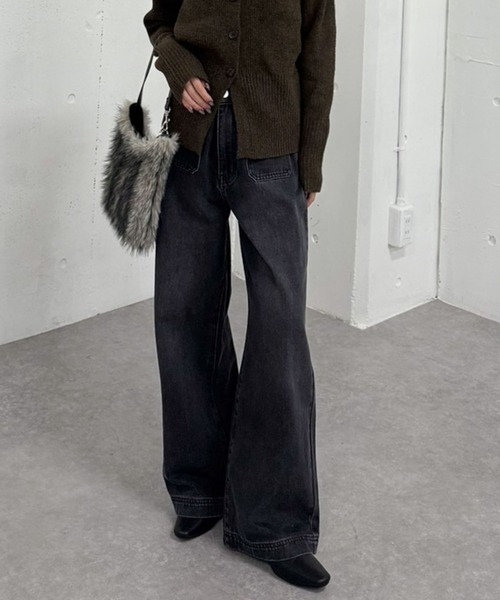 archives（アルシーヴ）の「ファーワンショルダーバッグ（ショルダーバッグ・レディース・モカ/アイボリー・FREE）」の15枚目の写真