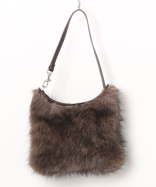 archives（アルシーヴ）の「ファーワンショルダーバッグ（ショルダーバッグ・レディース・モカ/アイボリー・FREE）」の17枚目の写真